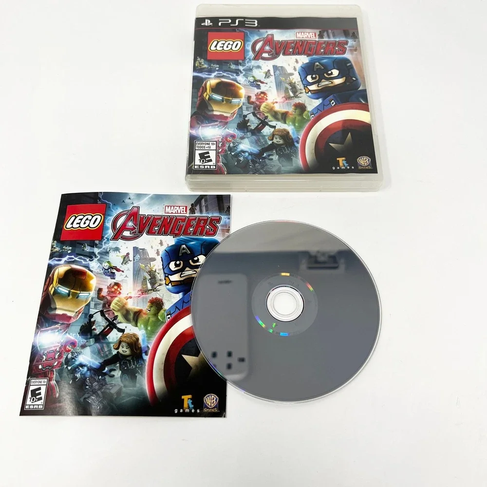 LEGO Marvel‎ Avengers Sony PlayStation 3 PS3 Game with Manual 2016 BLUS-31550